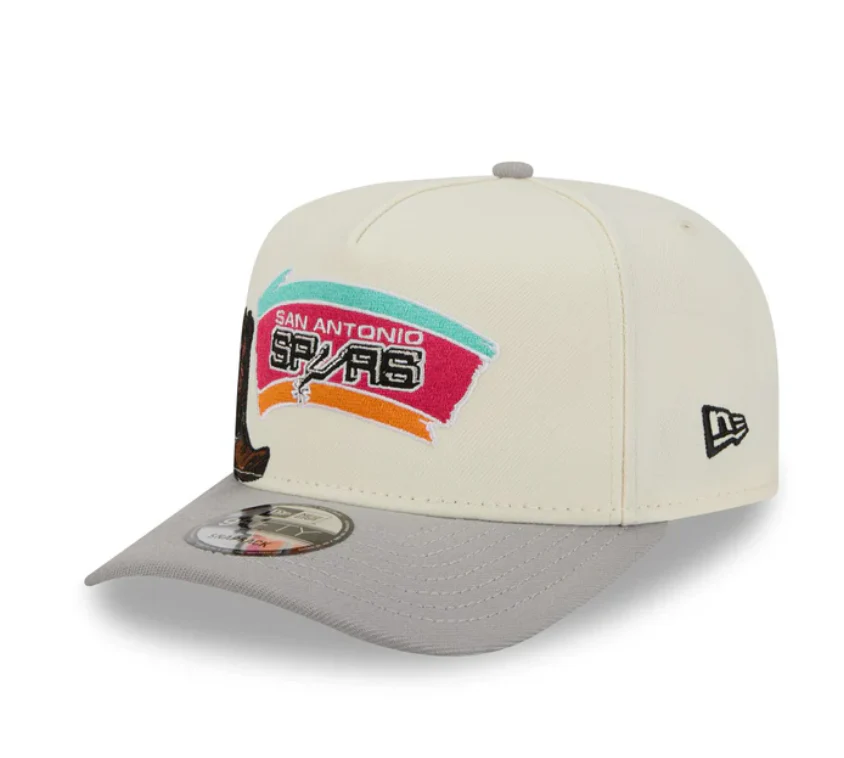 San Antonio Spurs HWC Chrome White 9FIFTY A-Frame Snapback - Image 3