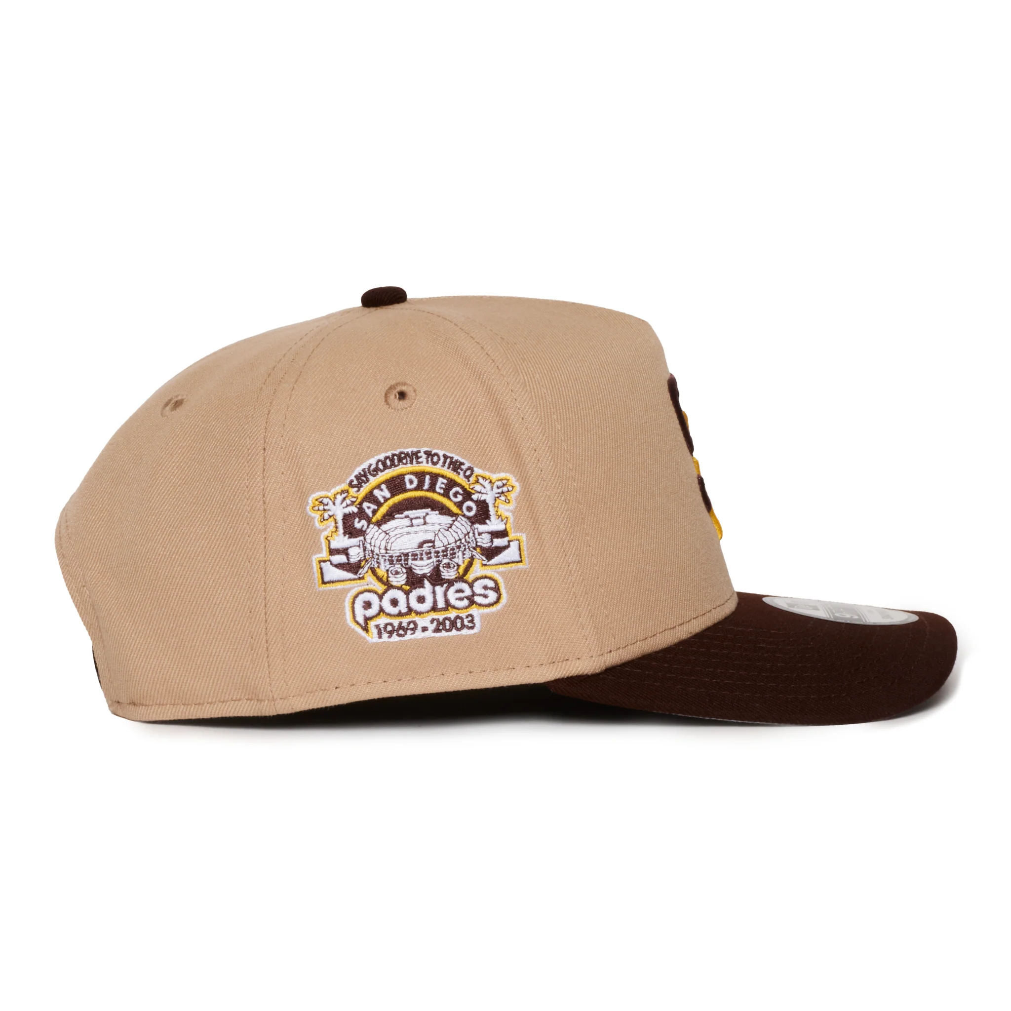 San Diego Padres Camel And Brown  950 A-Frame  Padres Stadium  Snap Back - Image 3