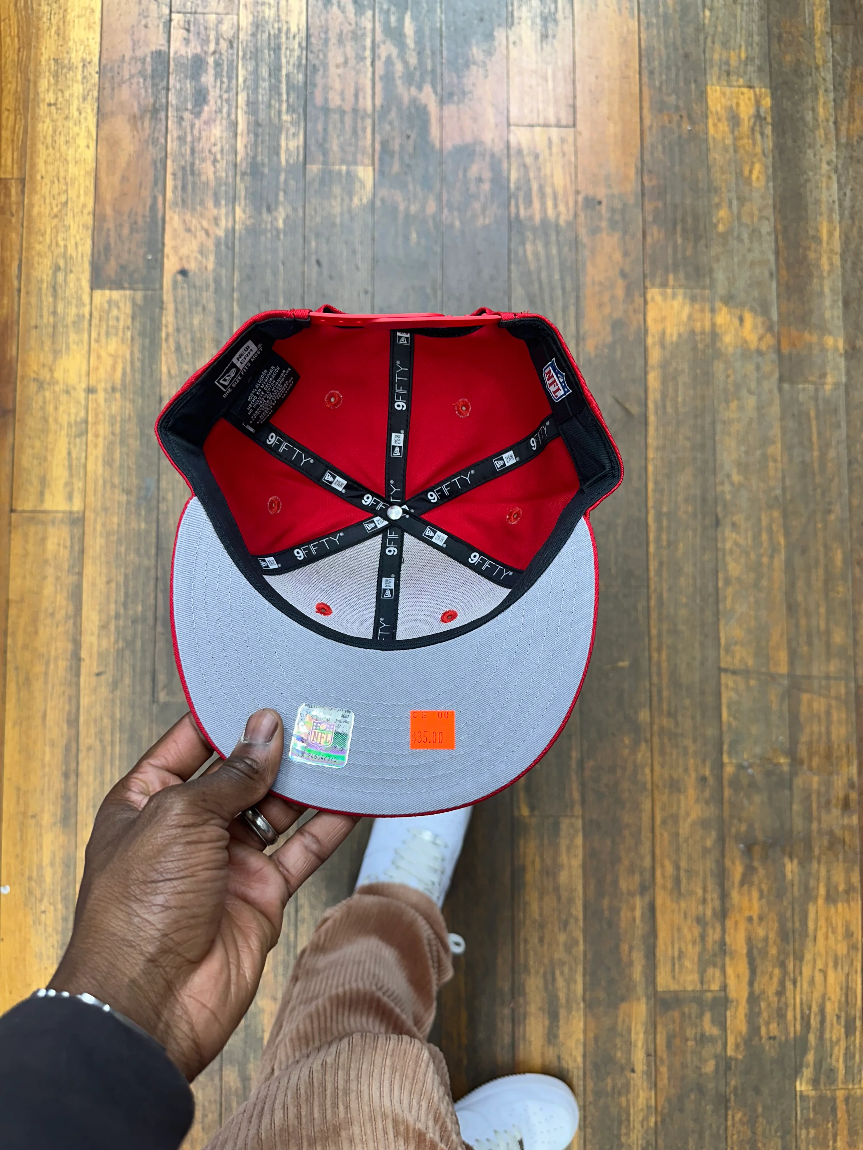 San Francisco 49ERS All Red 950 Snap Back - Image 7
