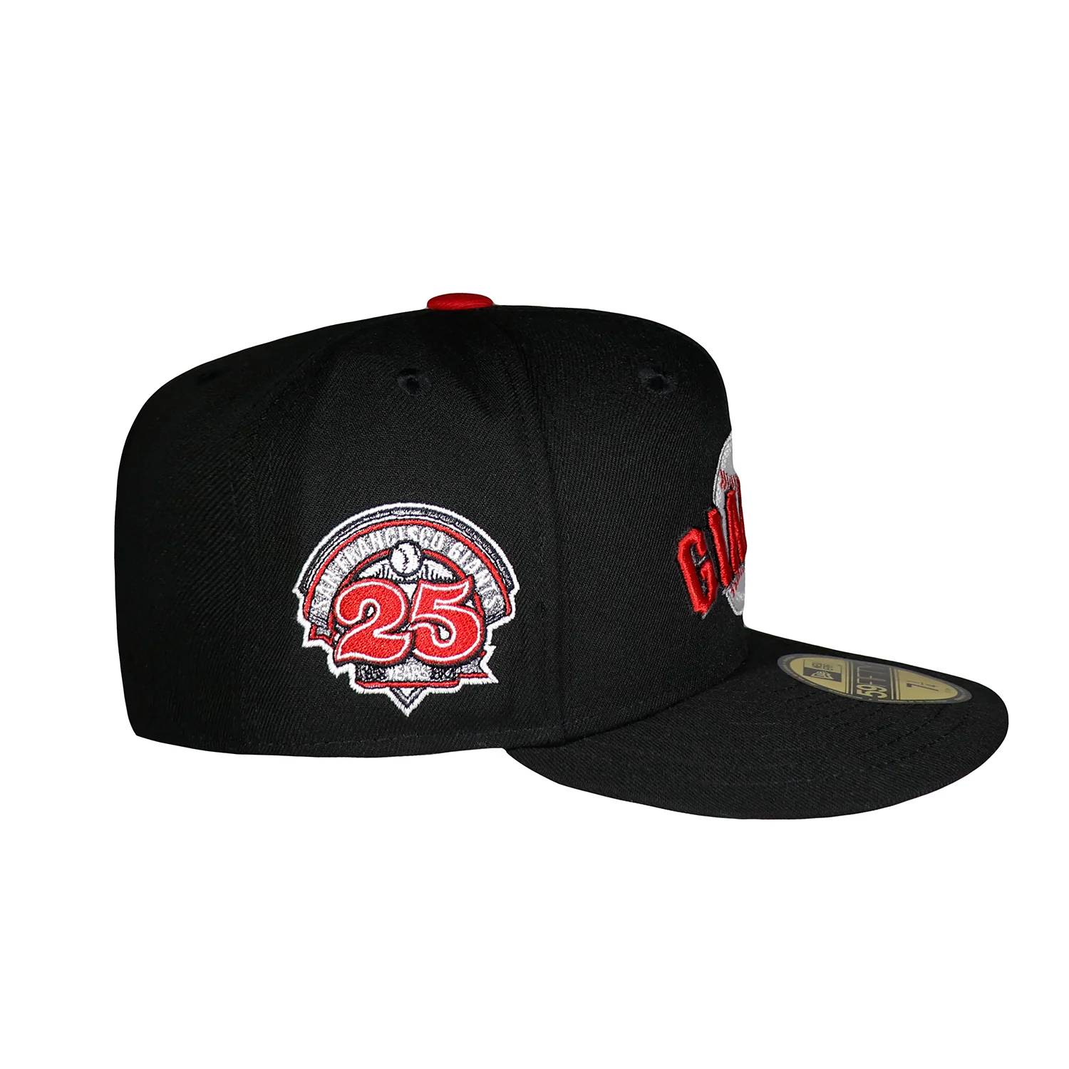 San Francisco Giants All Black w/ Red UV 25 Years - Image 7