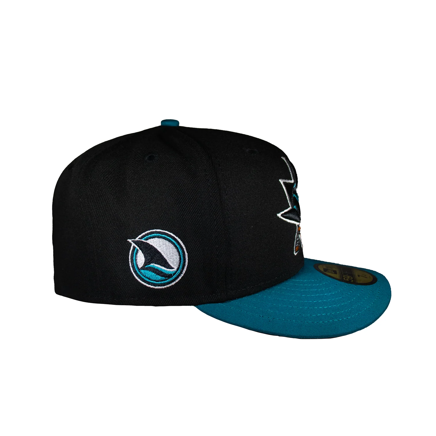 San Jose Sharks Black & Teal Grey uv - Image 3