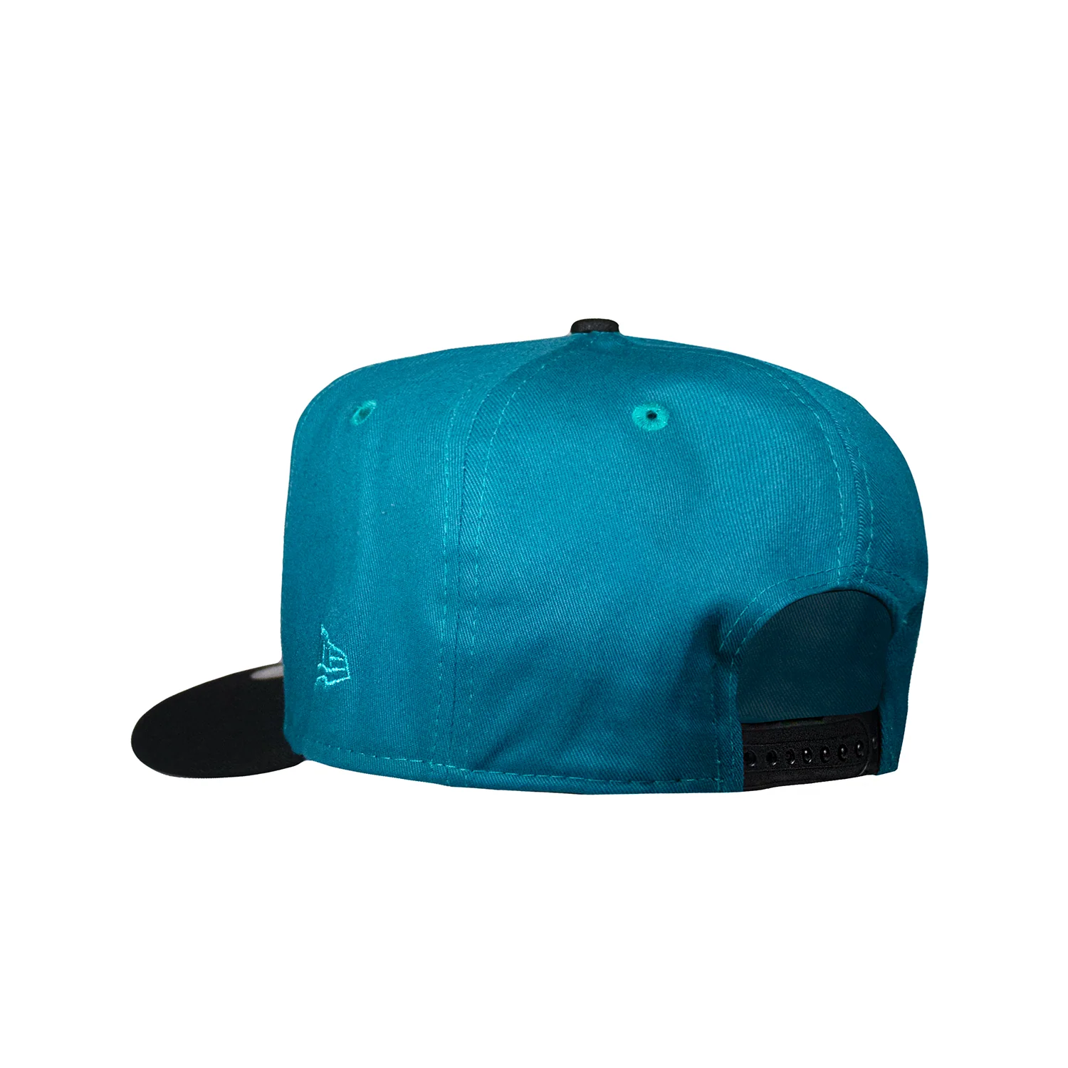 San Jose Sharks Teal & Black 950 AFrame Snap Back - Image 4
