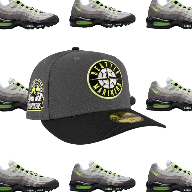 Seattle Mariners 2T Charcoal Lime 30th - Image 4
