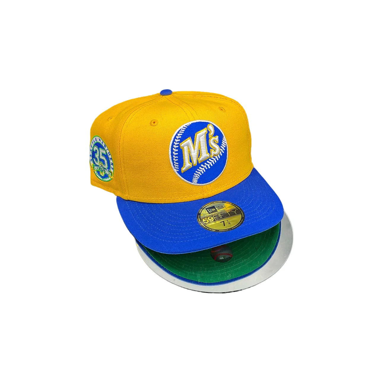 Seattle Mariners 2T A-Gold Yellow and Royal 35TH - Image 6