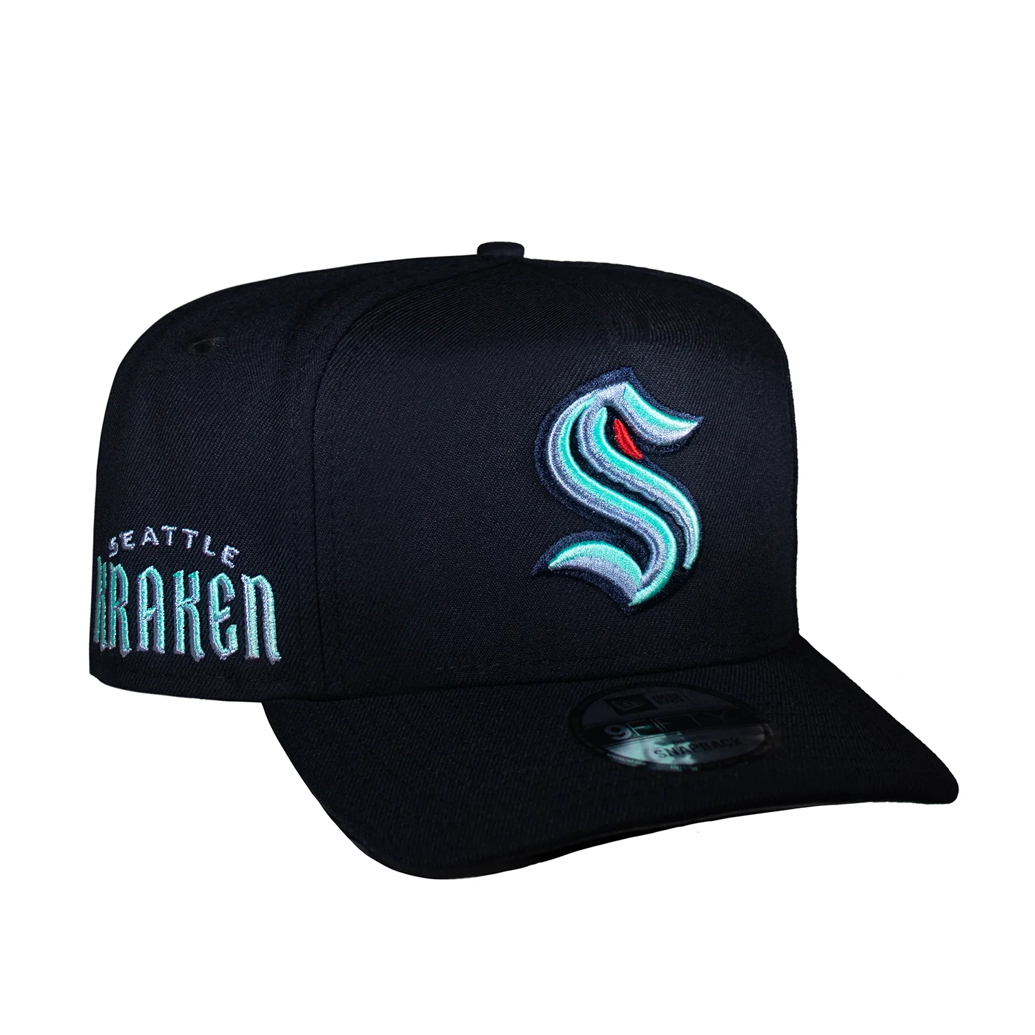 Seattle Kraken All Navy 950 AFrame Snap Back - Image 2