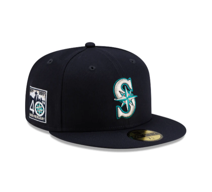 Seattle Mariners All Navy 40Th Anniversary 59FIFTY Fitted