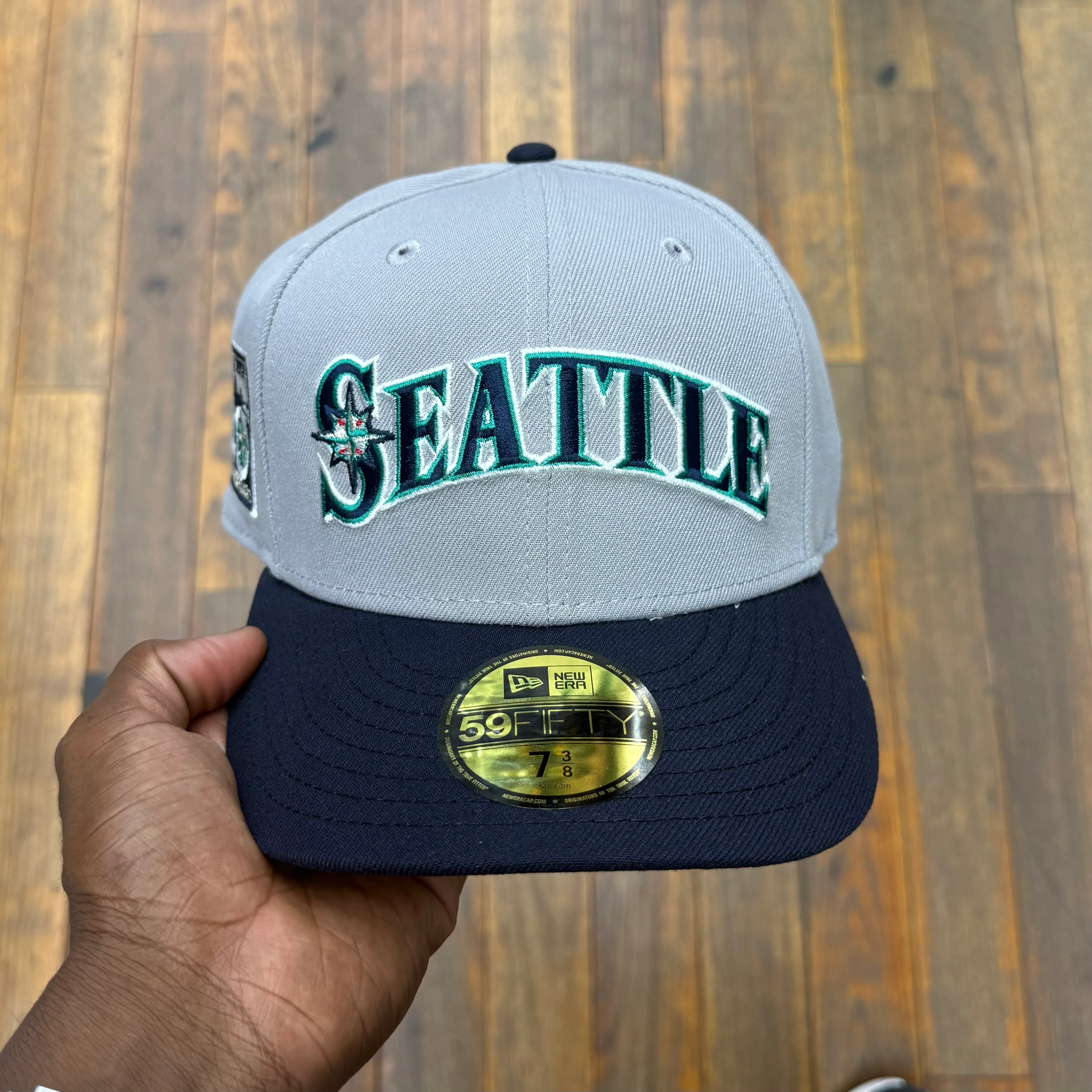 Seattle Mariners Grey & Navy Blue Font 40Th Anniversary - Image 6