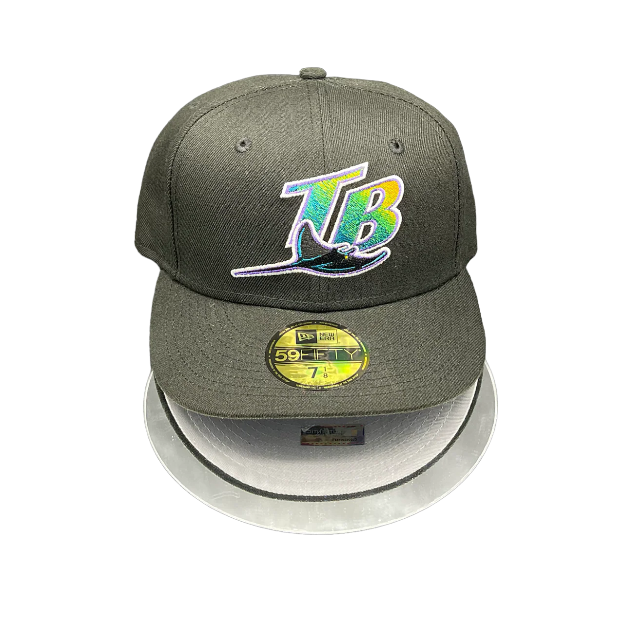 Tampa Bay Rays All Black Grey UV No Patch - Image 5