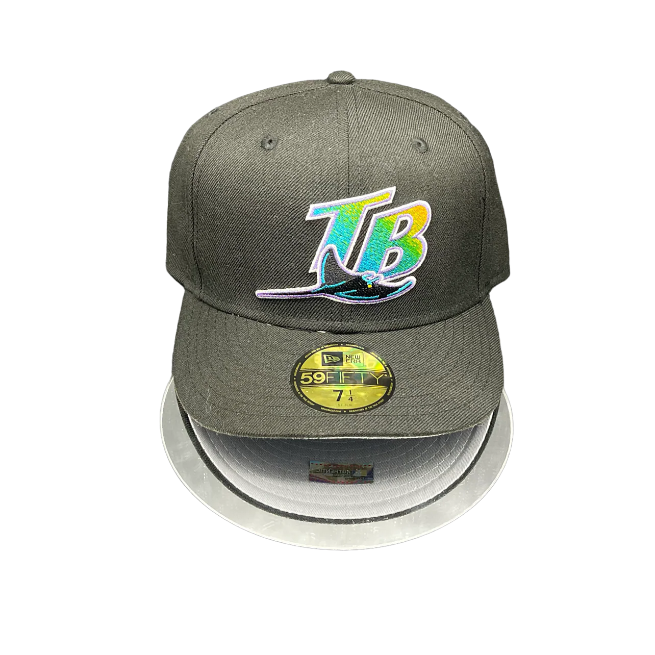 Tampa Bay Rays All Black Grey UV No Patch - Image 7