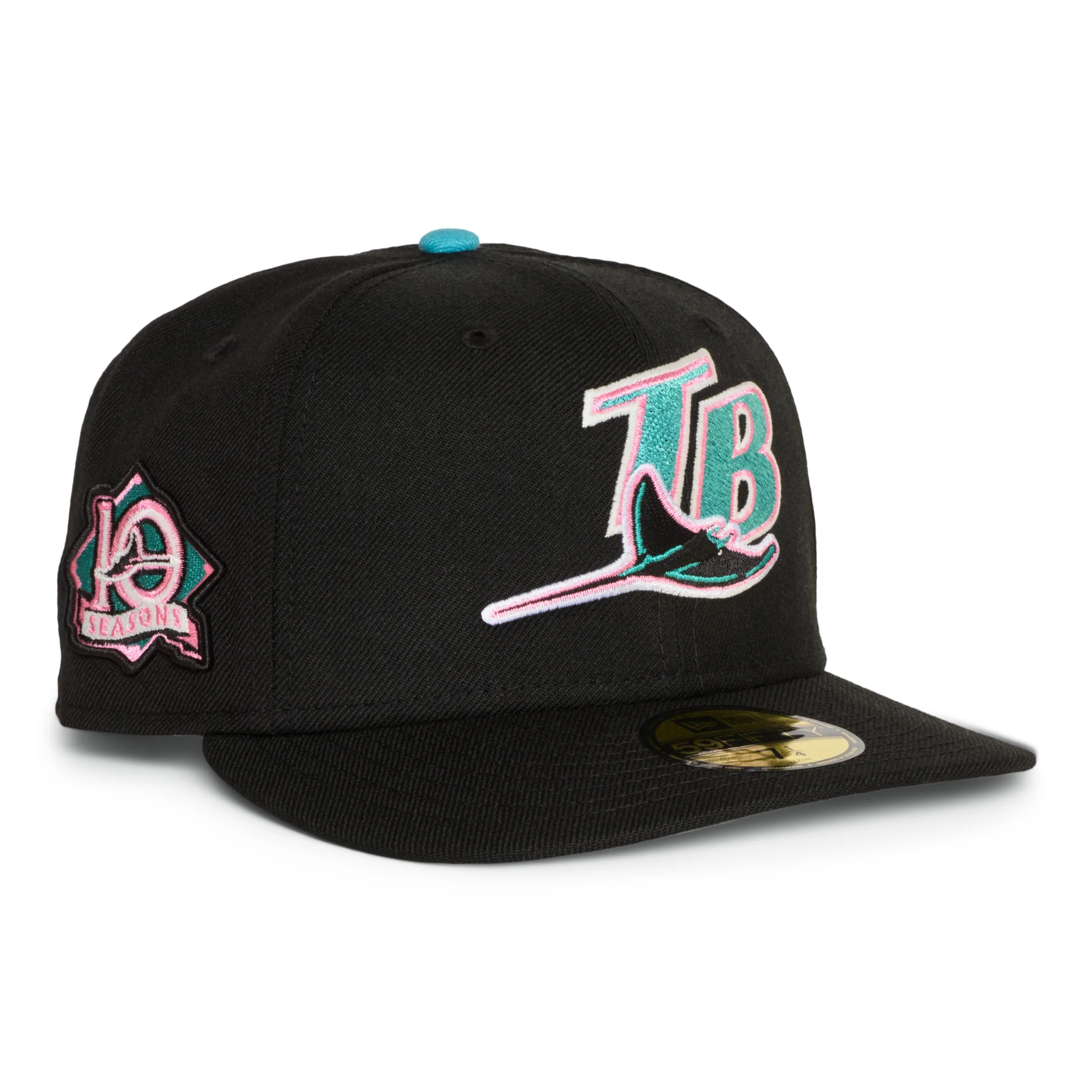 Tampa Bay Rays Black South Beach 10 Seasons Grey UV