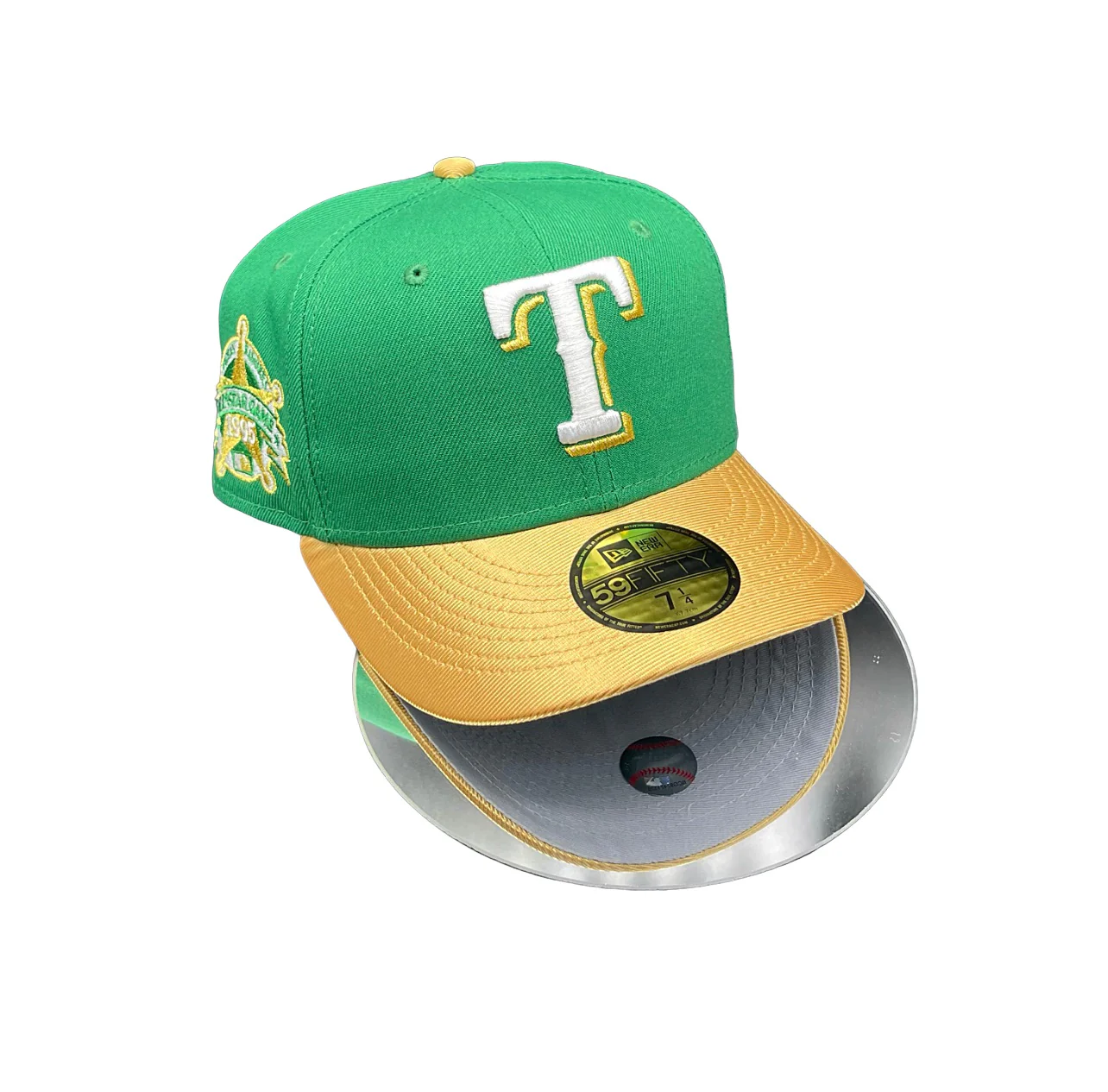 Texas Rangers Green Metallic Gold Grey UV - Image 4