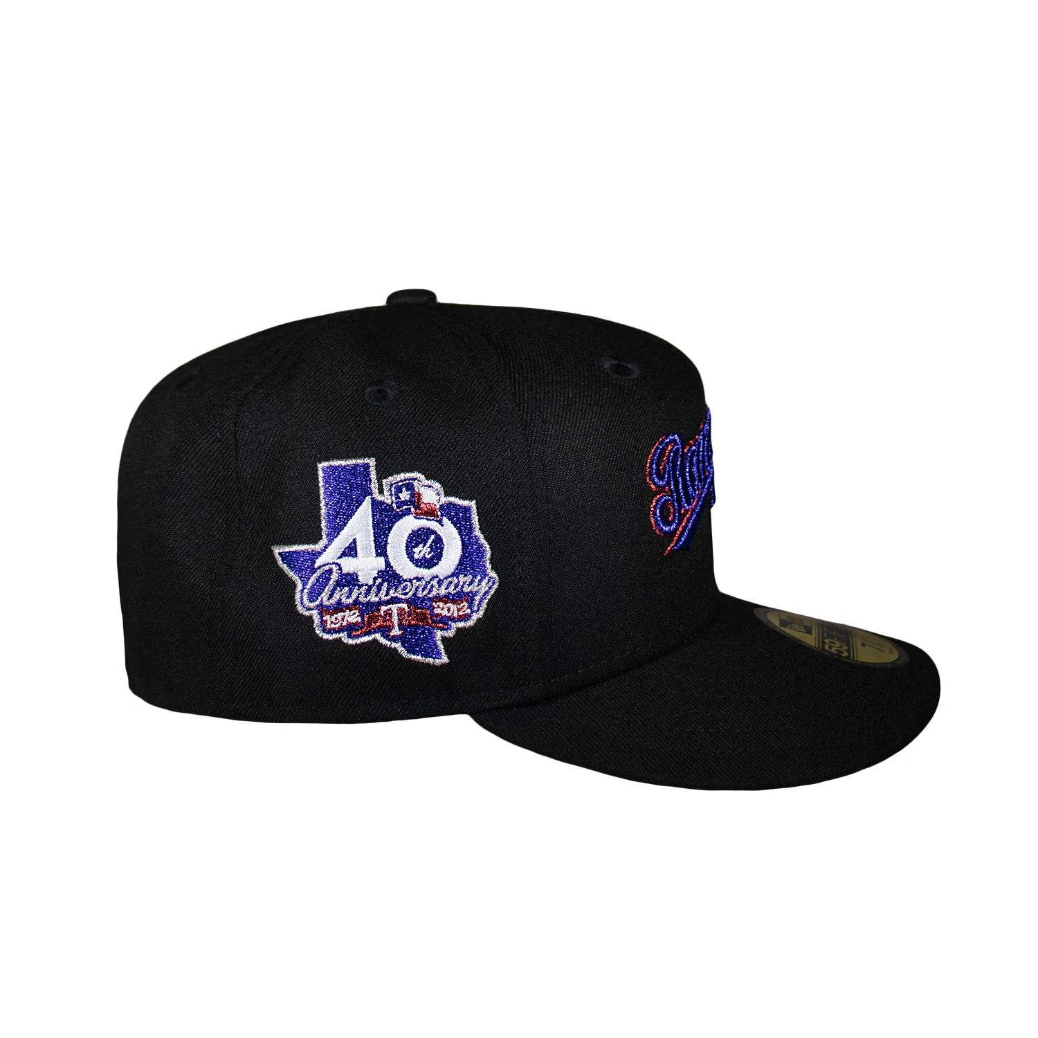 Texas Rangers All Black Script Logo 40th Anniversary - Image 4