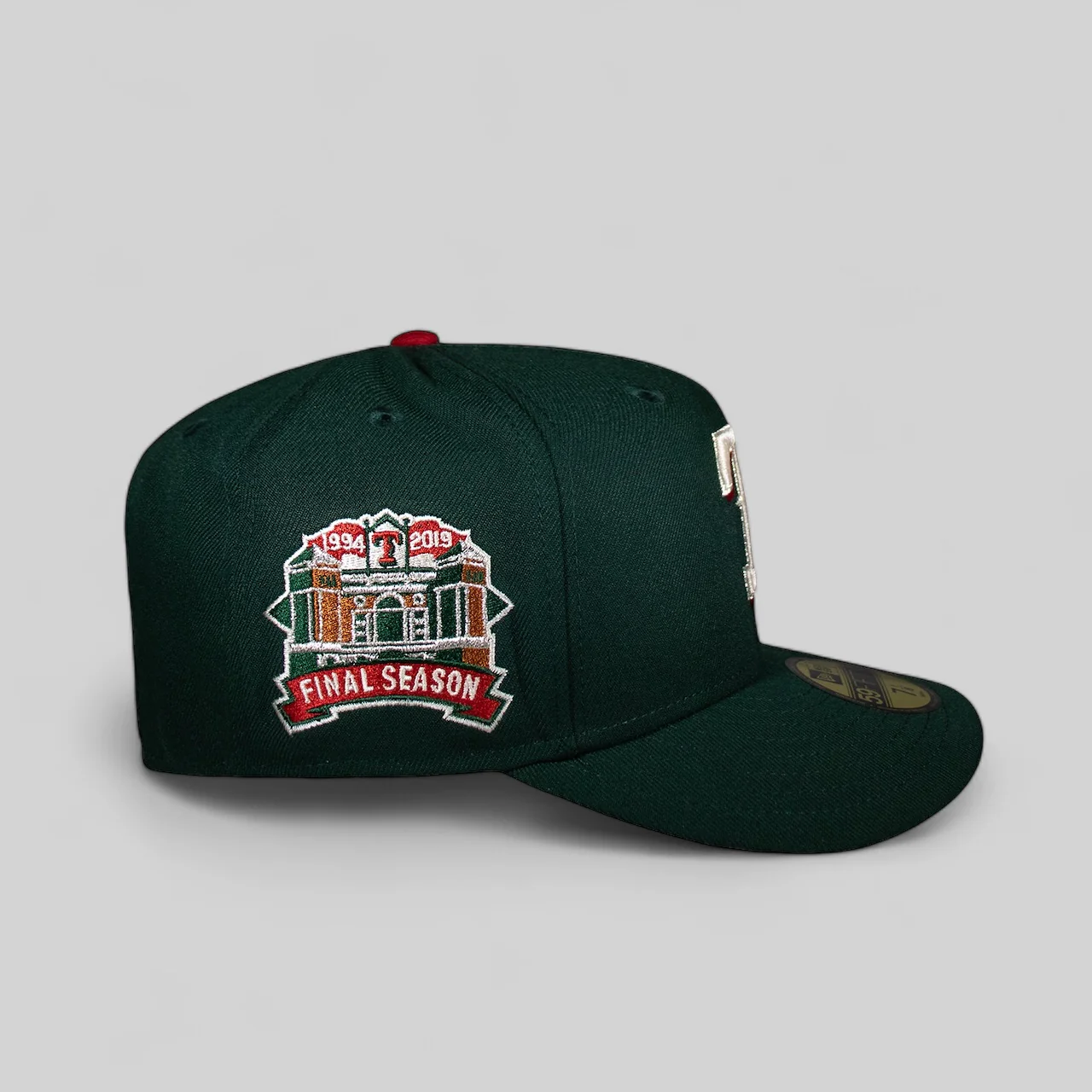 Texas Rangers All Dark Green Creme Logo 2019 - Image 2