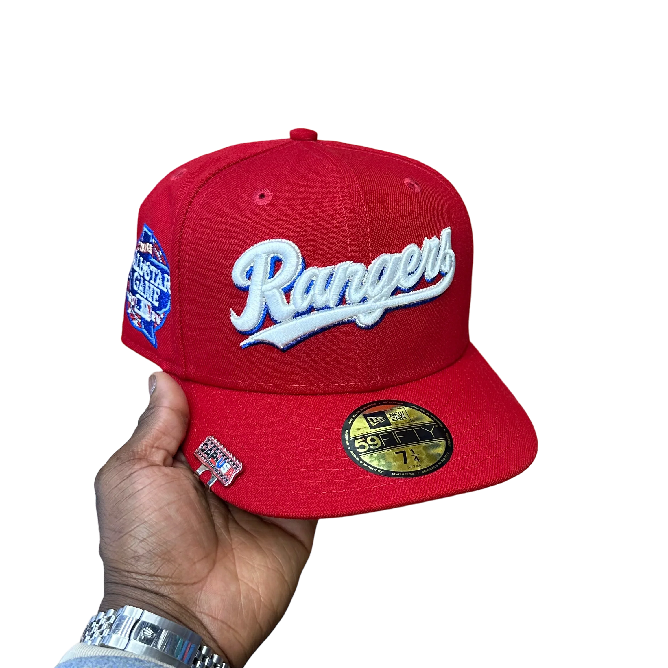 Texas Rangers All Red w/ Script White Logo 2024 All Star Game - Image 5