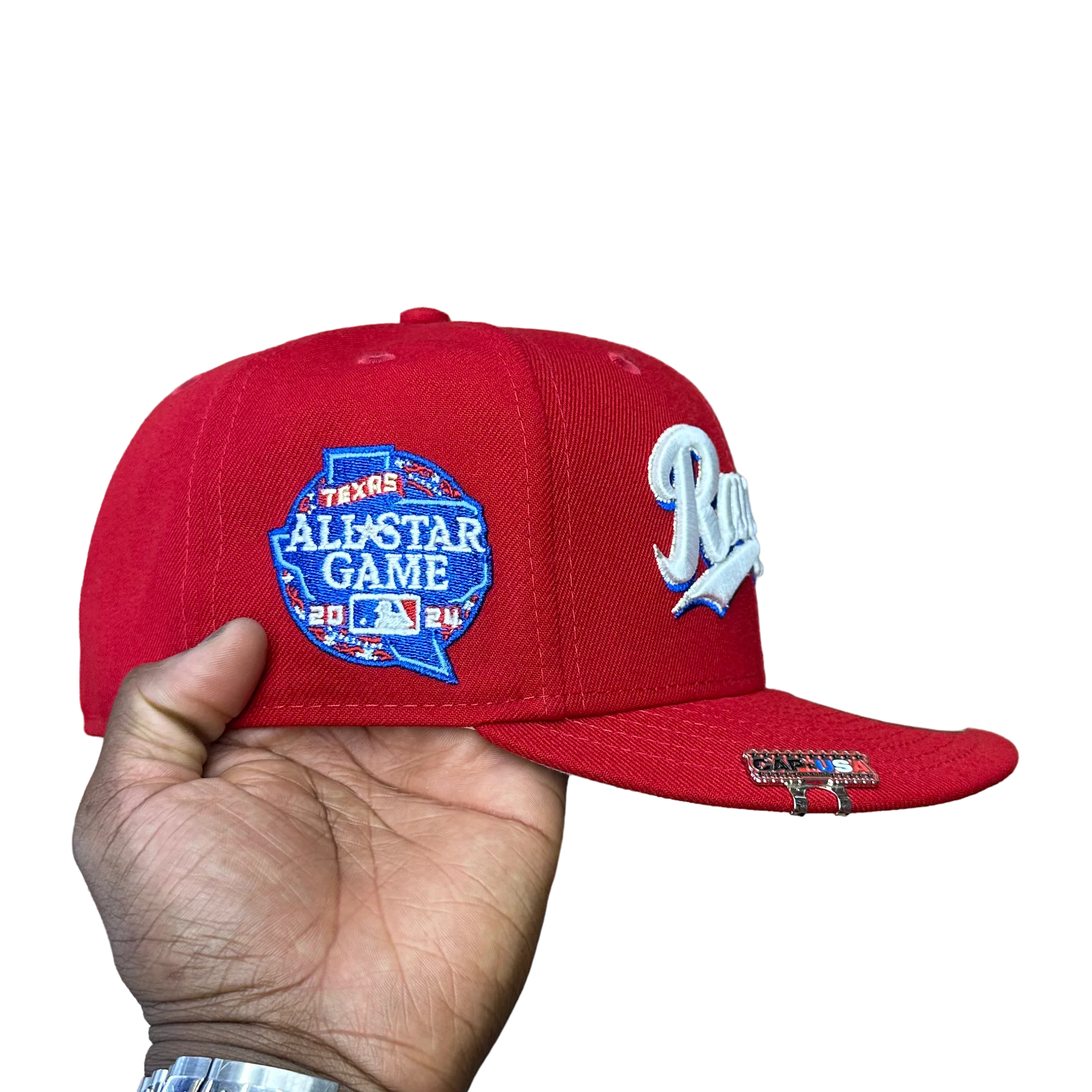 Texas Rangers All Red w/ Script White Logo 2024 All Star Game - Image 8