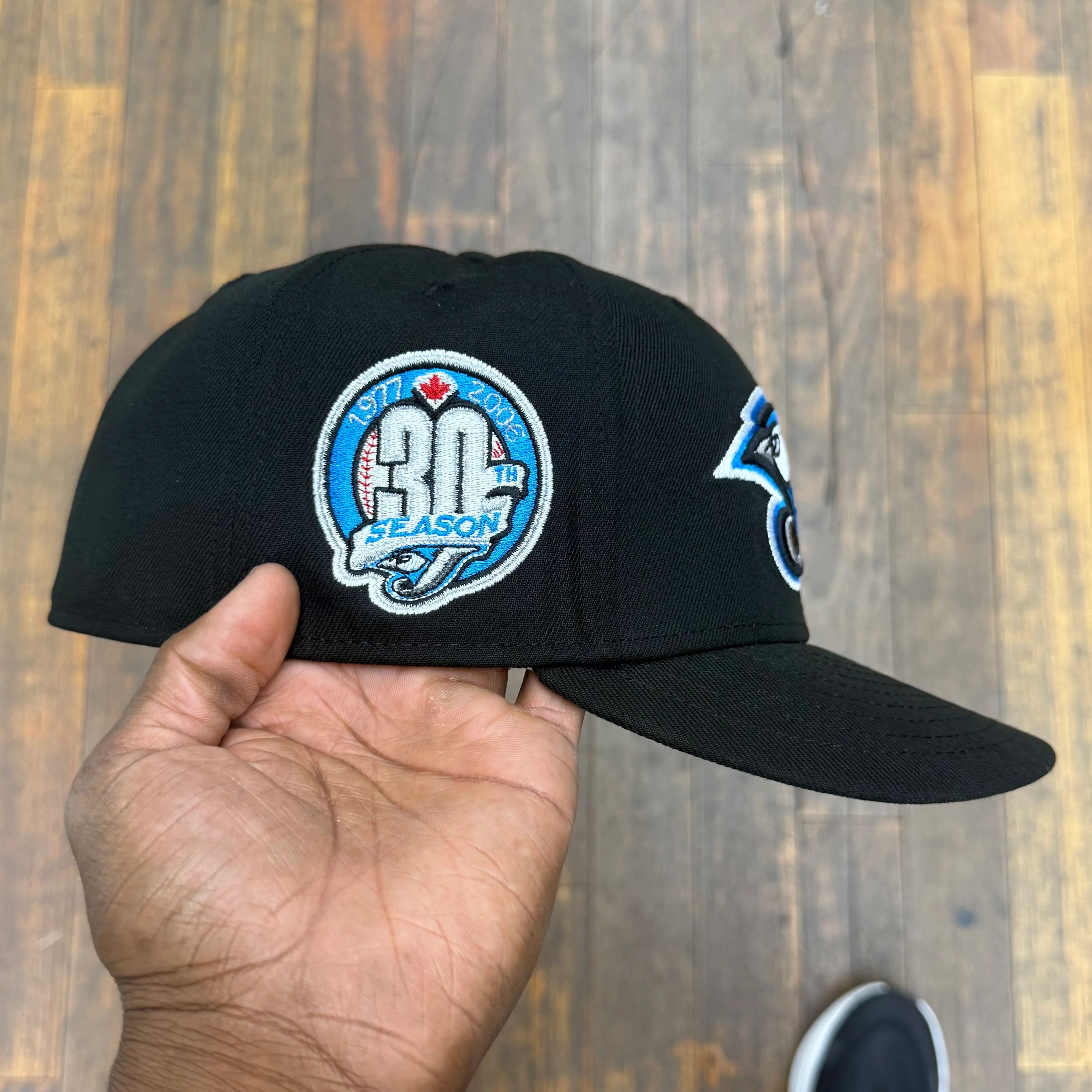 Toronto Blue Jays All Black Large Logo 30 Years - Image 2