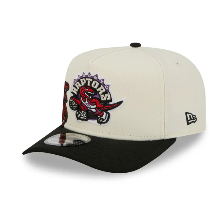 Toronto Raptors HWC Chrome White 9FIFTY A-Frame Snapback - Image 3