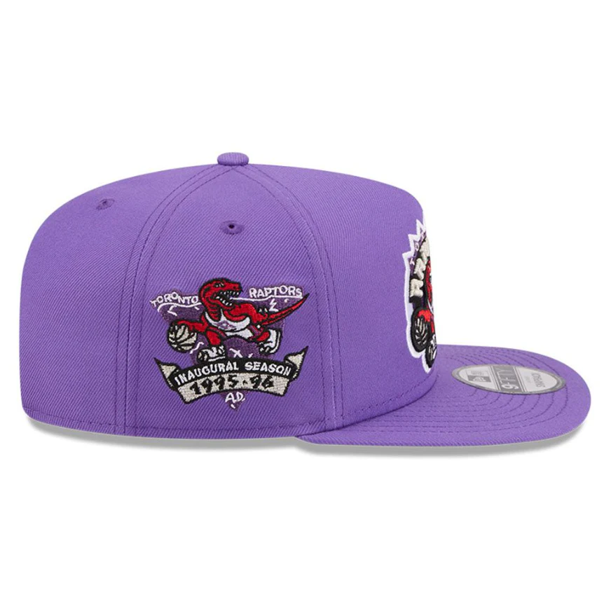 Toronto Raptors Varsity Purple HWC AFrame 1996 Inaugural Season Snap Back - Image 2