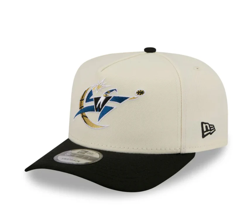 Washington Wizards HWC Chrome White 9FIFTY A-Frame Snapback - Image 3